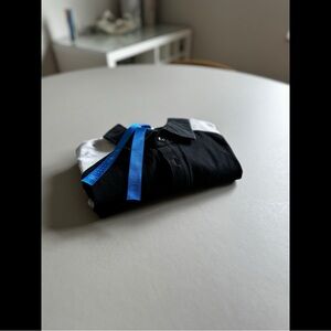 Kit & Ace | Black/Heather-Grey | Long-sleeve Button-down | Cashmere-blend